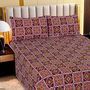 Luvoza Cotton Bed Sheet - King - 3pcs - CSB379