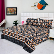 Luvoza Cotton Bed Sheet - King - 3pcs - CSB385