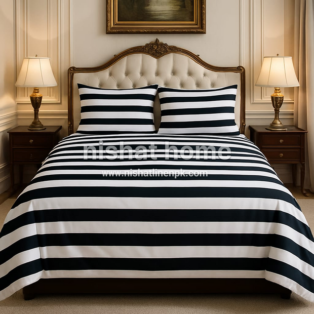 Premilux Pure Cotton Bed Sheet - King - 3pcs - PPB01