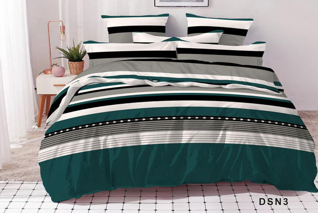 Royal Pure Cotton Winter Quilt Set - Razai Set - 6pcs - RQS04