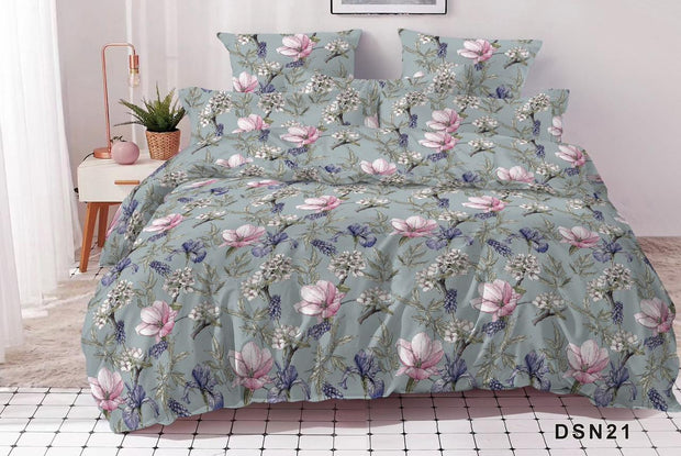 Royal Pure Cotton Winter Quilt Set - Razai Set - 6pcs - RQS06