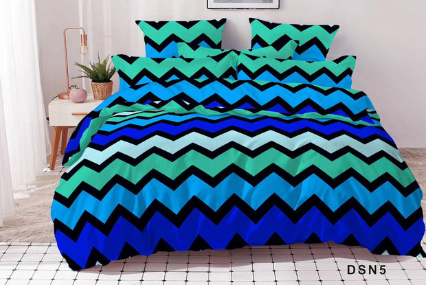 Royal Pure Cotton Winter Quilt Set - Razai Set - 6pcs - RQS07