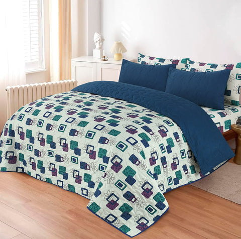 Alinta Luxury Bed Spread Set - 6pcs - ALB12