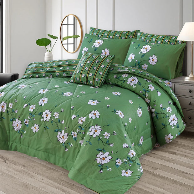 Cotton Comforter Set - 7pcs - HTP2081