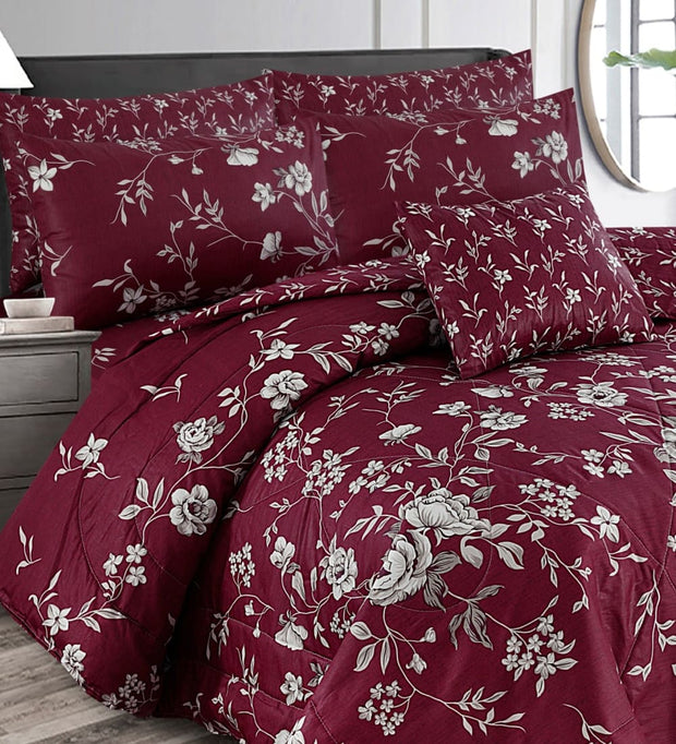 Cotton Comforter Set - 7pcs - HTP3095