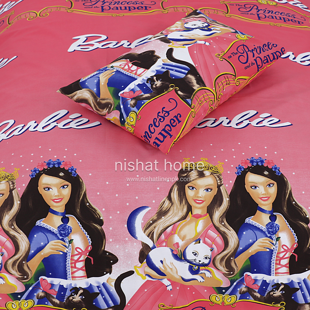 Divine Pure Cotton Kids Bed Sheet - barbie- Single - DSB139