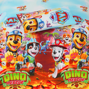 Divine Pure Cotton Kids Bed Sheet - Dinorescue- Single - DSB125