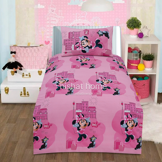 Divine Pure Cotton Kids Bed Sheet - Disneymickey - Single - DSB120