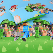 Divine Pure Cotton Kids Bed Sheet - Minecraft- Single - DSB130