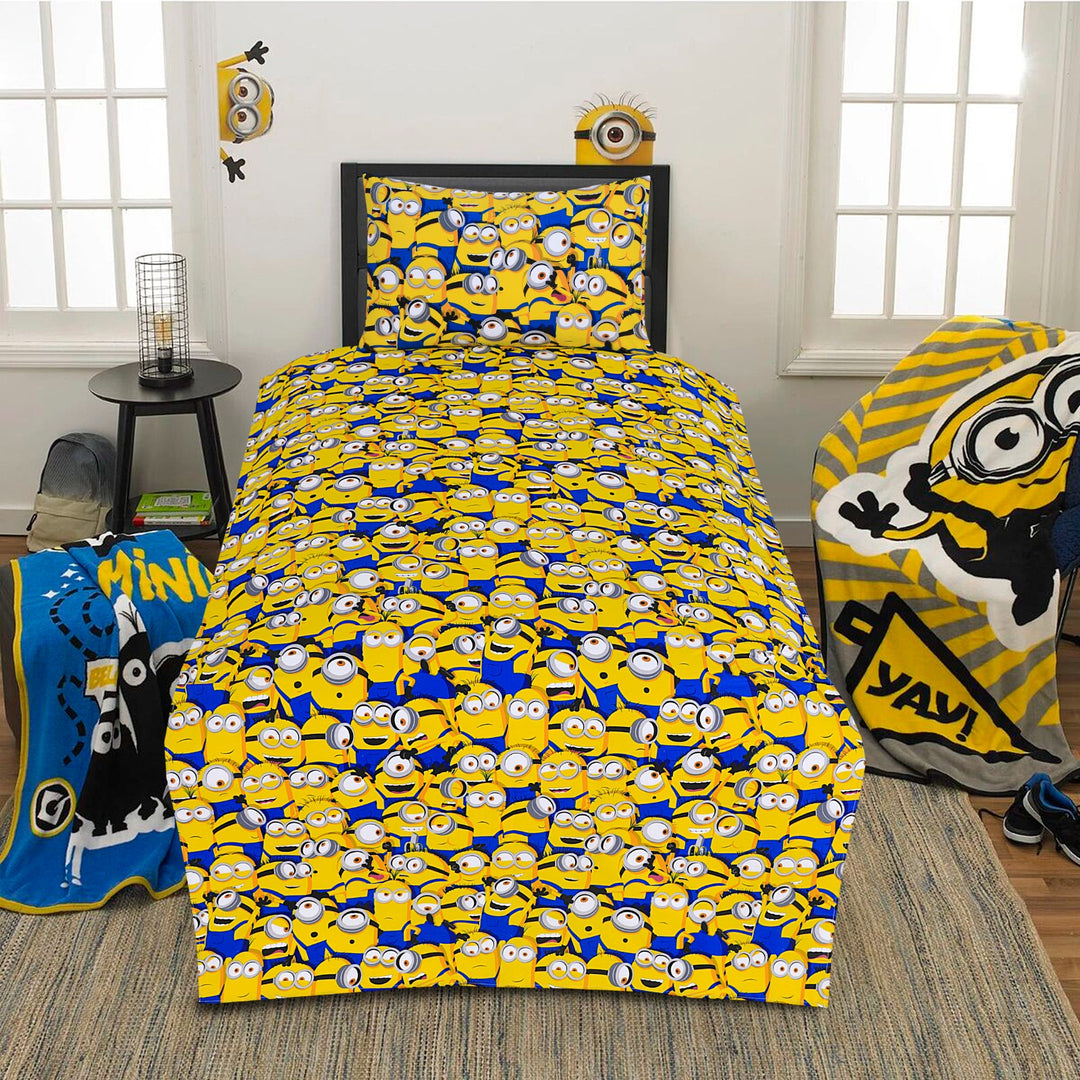 Divine Pure Cotton Kids Bed Sheet Minion Single DSB114