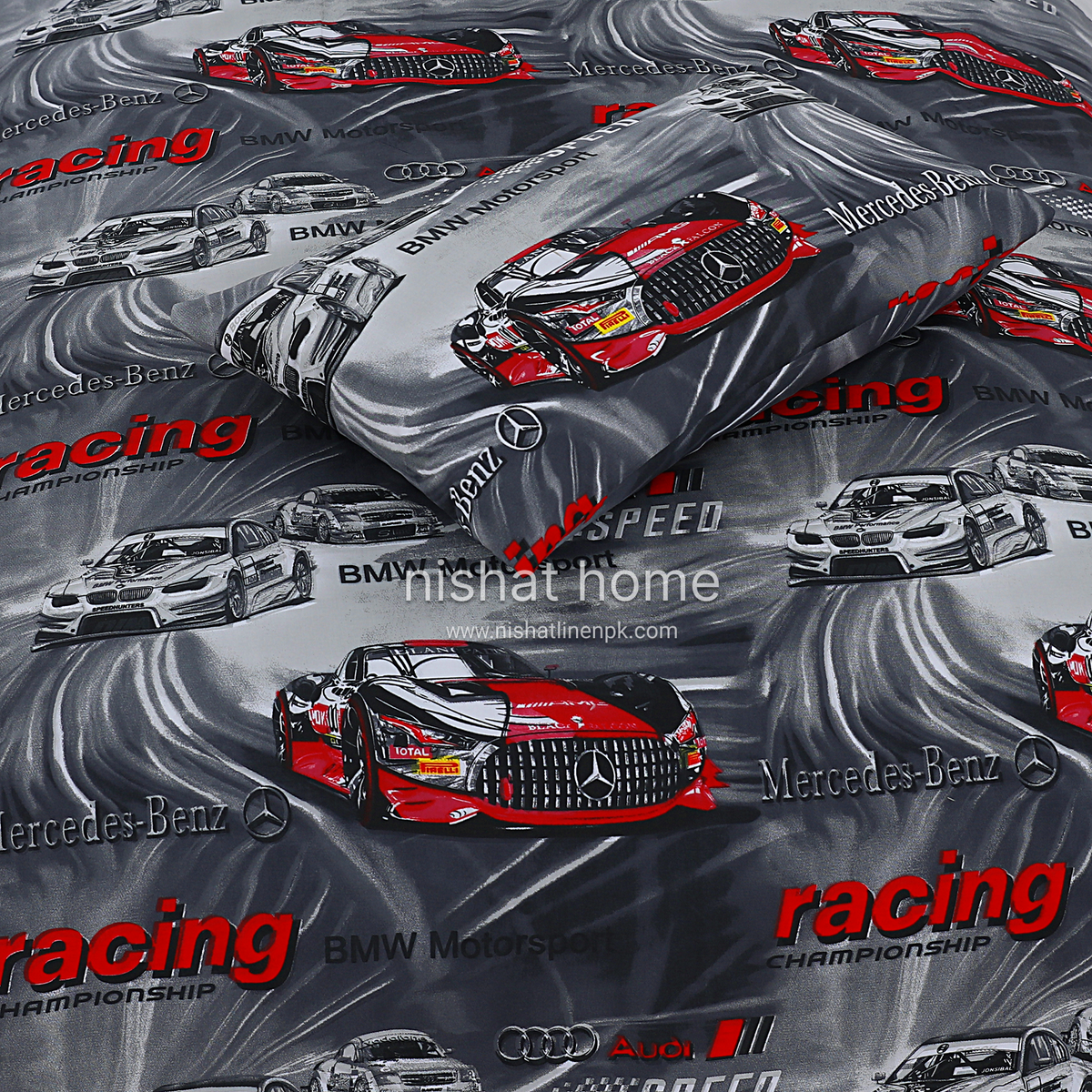 Divine Pure Cotton Kids Bed Sheet - racing- Single - DSB136