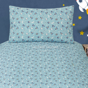 Divine Pure Cotton Kids Bed Sheet - Spaceship - Single - DSB122
