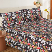 Divine Pure Cotton Bed Sheet - King - 3pcs - DBS295