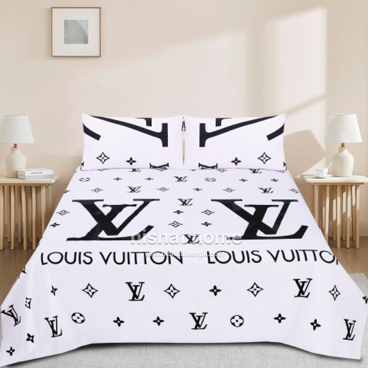 Divine Pure Cotton Bed Sheet - King - 3pcs - DBS304