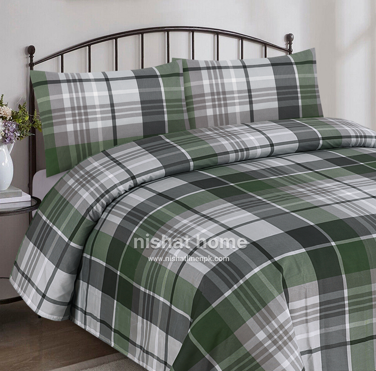 Divine Pure Cotton Bed Sheet - King - 3pcs - DBS341