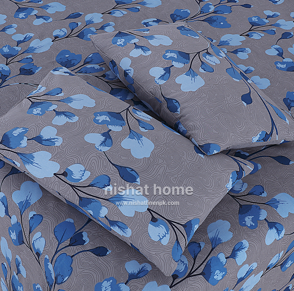 Divine Pure Cotton Bed Sheet - King - 3pcs - DBS349