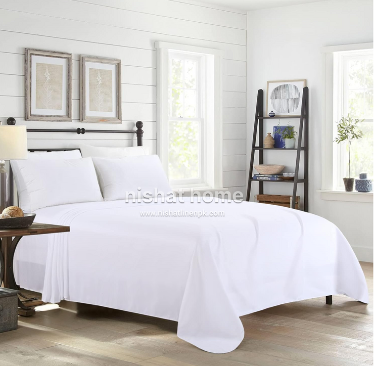 Divine Pure Cotton Bed Sheet - King - 3pcs - DBS353