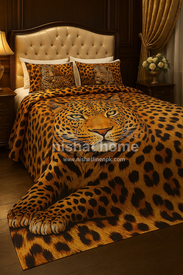 Divine Pure Cotton Bed Sheet - King - 3pcs - DBS367