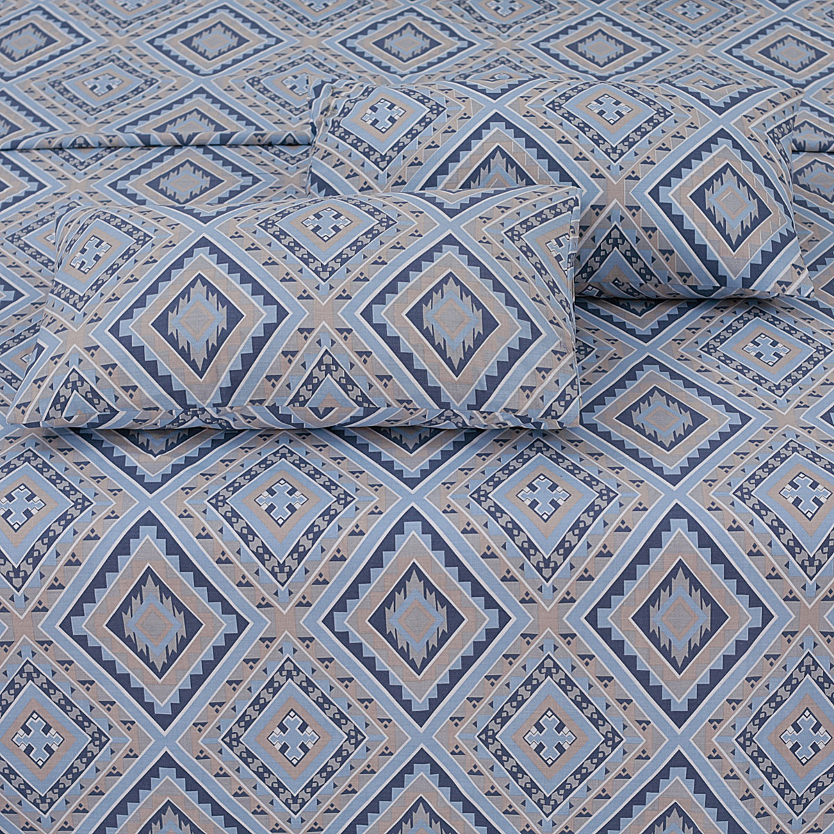 Divine Pure Cotton Bed Sheet - King - 3pcs - DBS260