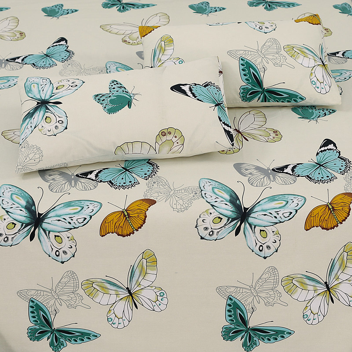 Divine Pure Cotton Bed Sheet - King - 3pcs - DBS261