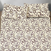 Divine Pure Cotton Bed Sheet - King - 3pcs - DBS268