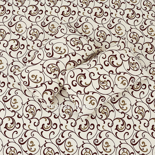 Divine Pure Cotton Bed Sheet - King - 3pcs - DBS268