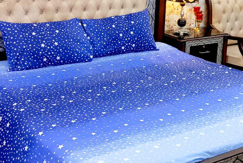 Divine Pure Cotton Bed Sheet - King - 3pcs - DBS32