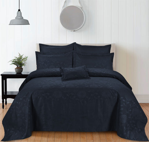 Pearl Pure Cotton Bed Sheet - Denim- King - 4pcs - PMC13