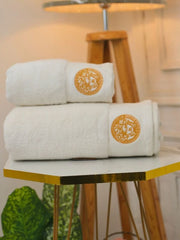 Export Quality Pure Cotton Bath Towel Set - Versace - 2pcs - ET17