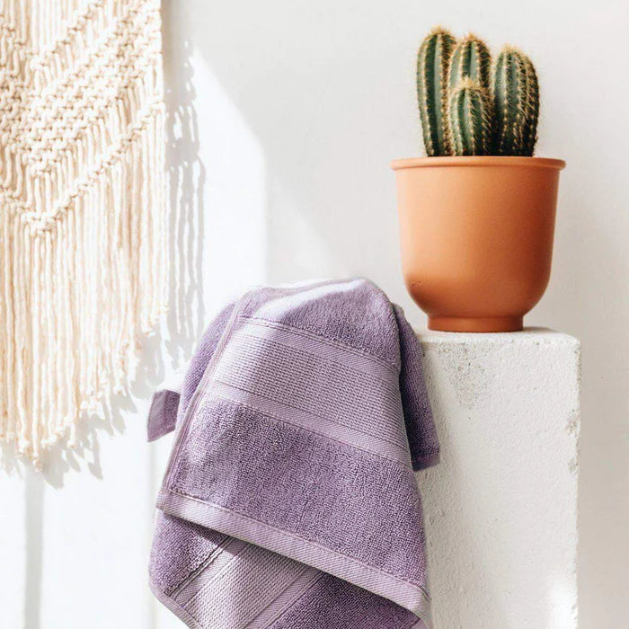 Export Quality Pure Cotton Bath Towel - Lavender - ET13