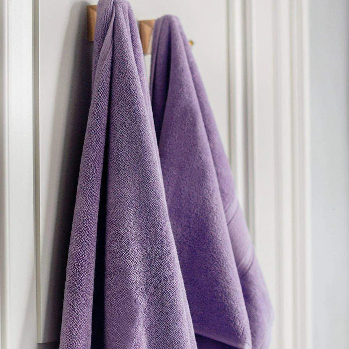 Export Quality Pure Cotton Bath Towel - Lavender - ET13