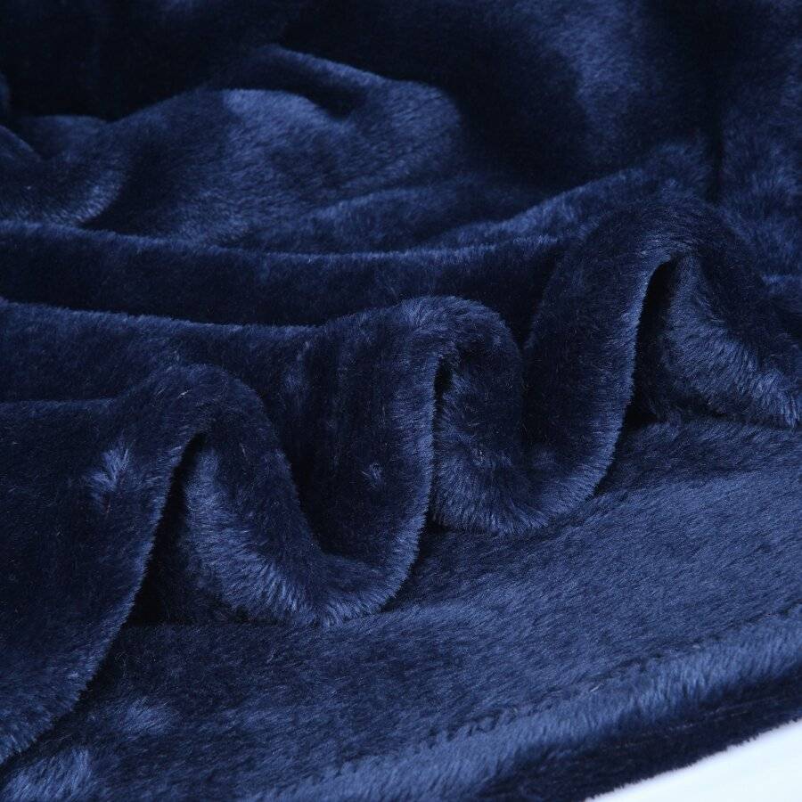 Luxury Plush Fleece Blanket - King - Navy - PFB03