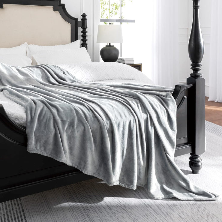 Luxury Plush Fleece Blanket - King - Cloud - PFB06
