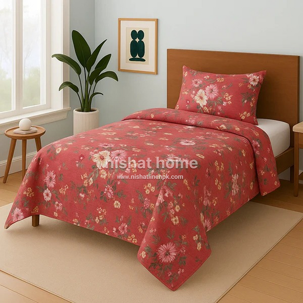 Luvoza Cotton Bed Sheet - Single - LBS46