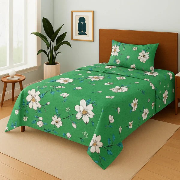 Luvoza Cotton Bed Sheet - Single - LBS48