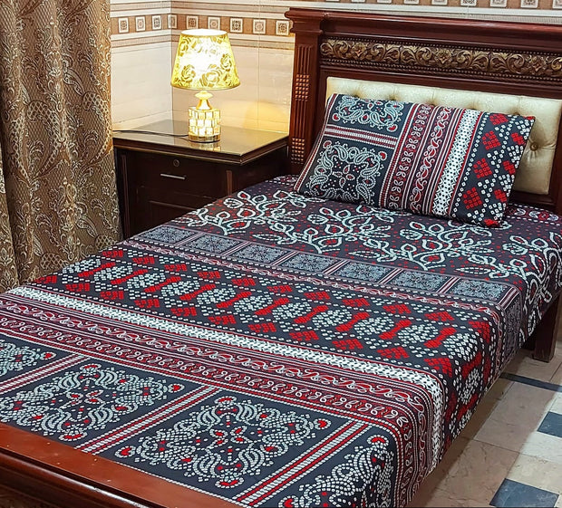 Luvoza Cotton Bed Sheet - Single - LBS24