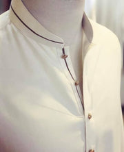 Naqsh Men Premium Boski - 2pcs - Cream - NMB01