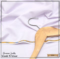 Khushi Men Premium Wash n Wear - 2pcs - White - KWW02