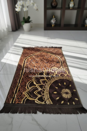 Premium Velvet Prayer Mat - Up Size - VPM04