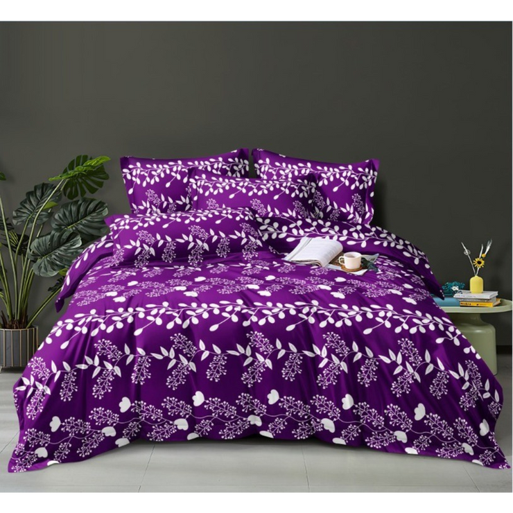 Velvo Pure Cotton Winter Quilt Set - Razai Set - 6pcs - PCQ122