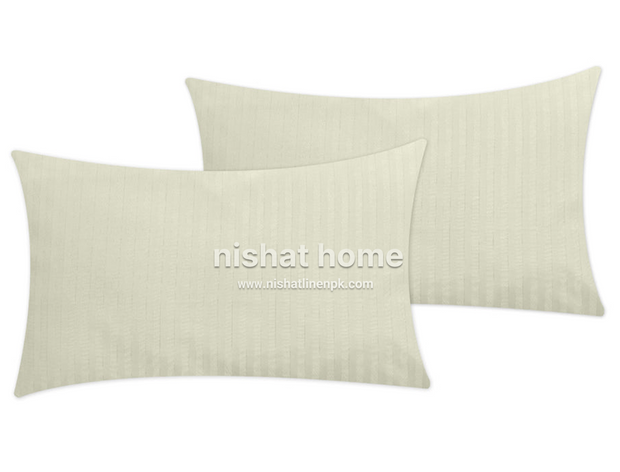 Royal Pillow Covers - 2pcs - White -RPC03