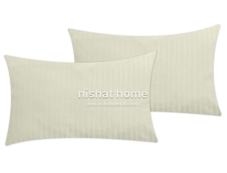 Royal Pillow Covers - 2pcs - White -RPC03