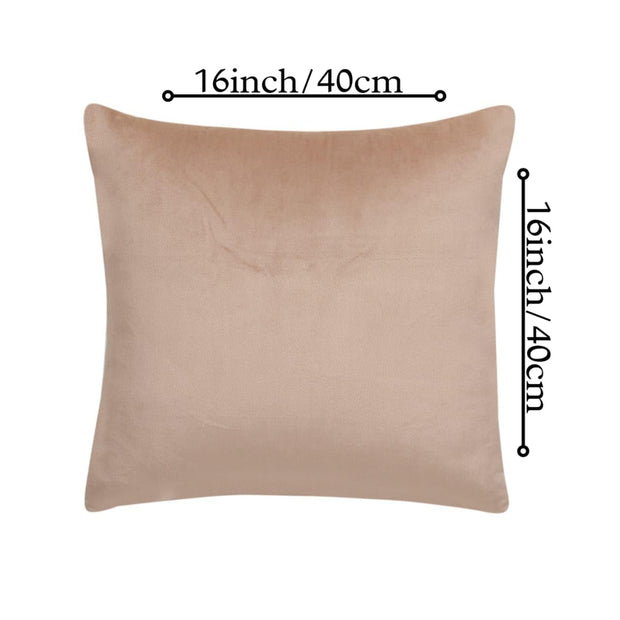 Velvez Soft Velvet Cushion Cover Set - 2pcs - Skin - VCC01