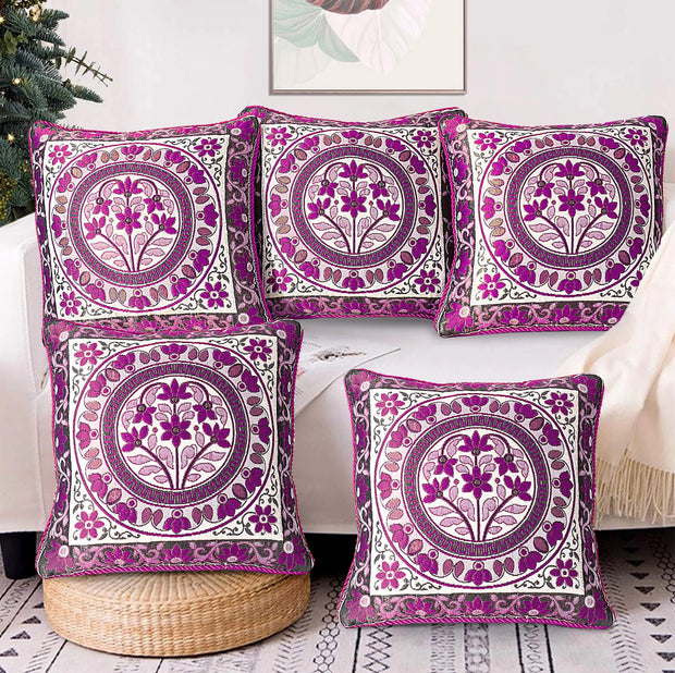 Exotic Velvet Cushion Cover Set - 5pcs - ECC44