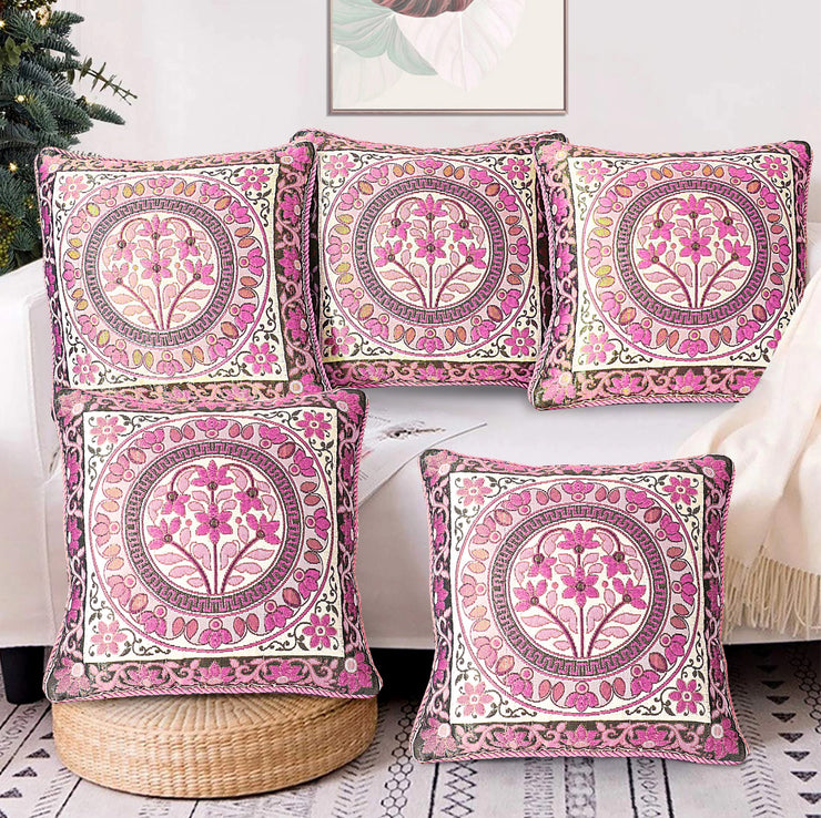 Exotic Velvet Cushion Cover Set - 5pcs - ECC46