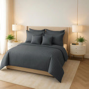 Wremy Comforter Set - 8pcs - Grey - WCS02