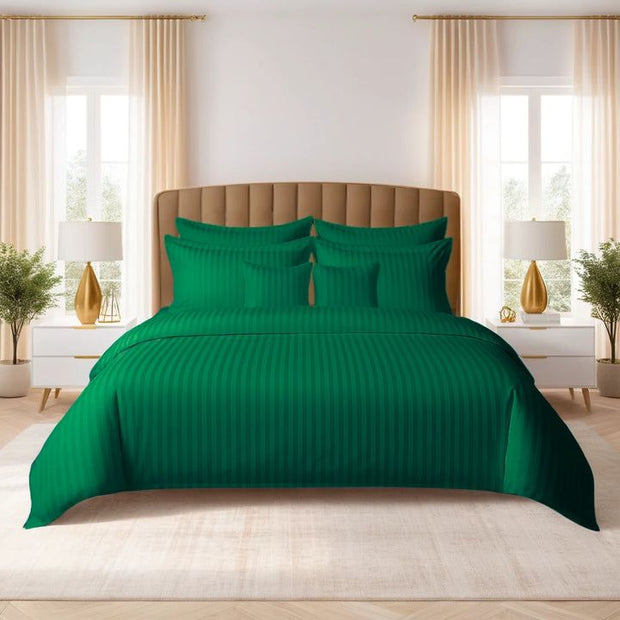 Wremy Comforter Set - 8pcs - Green - WCS04