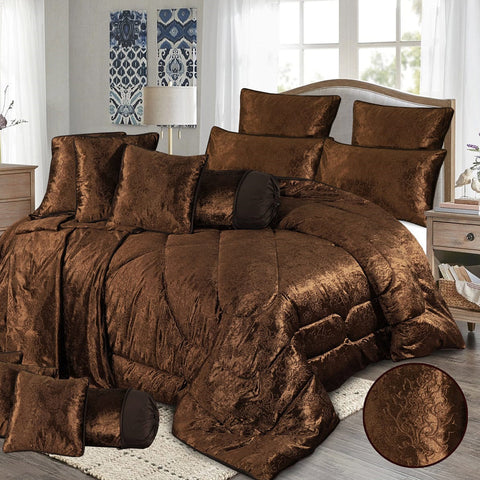 Mardian Plus Velvet Bridal Quilt Set - 14pcs - MPB04