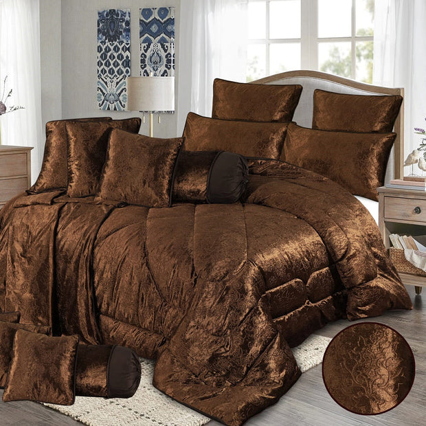 Mardian Plus Velvet Bridal Quilt Set - 14pcs - MPB04