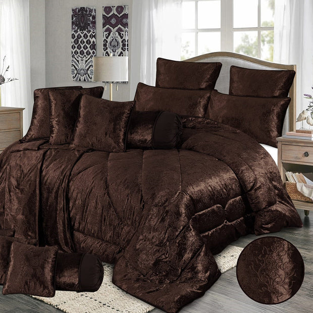 Mardian Plus Velvet Bridal Quilt Set - 14pcs - MPB05